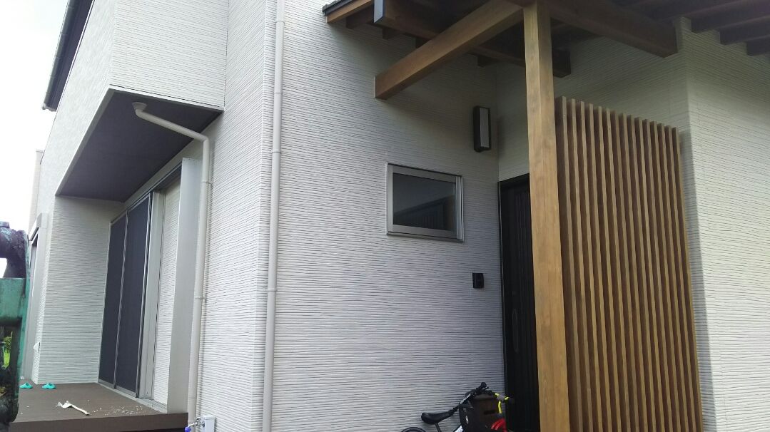 浜松市西区○○様邸 外壁工事 16ミリ通気金具工法